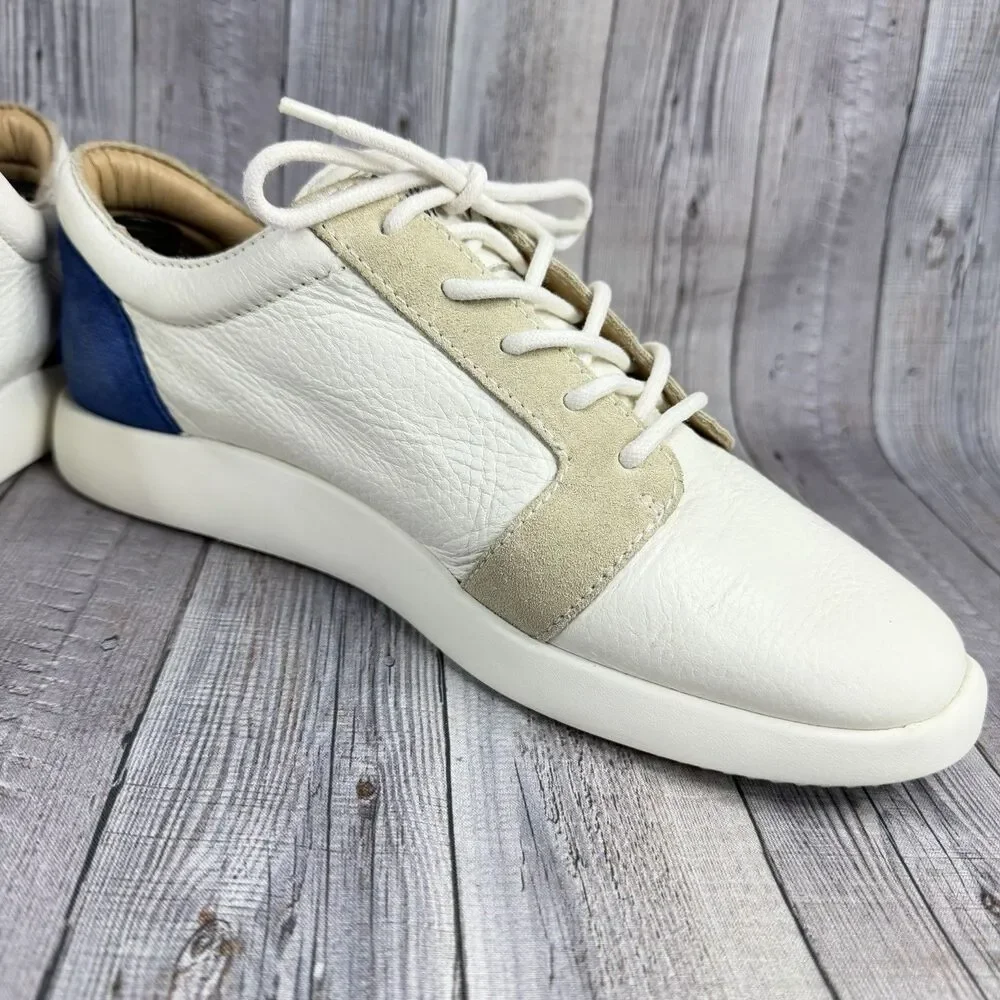 Giuseppe Zanotti Shoes 40 Signature Logo Leather Lace Up Sneakers Trainers $550